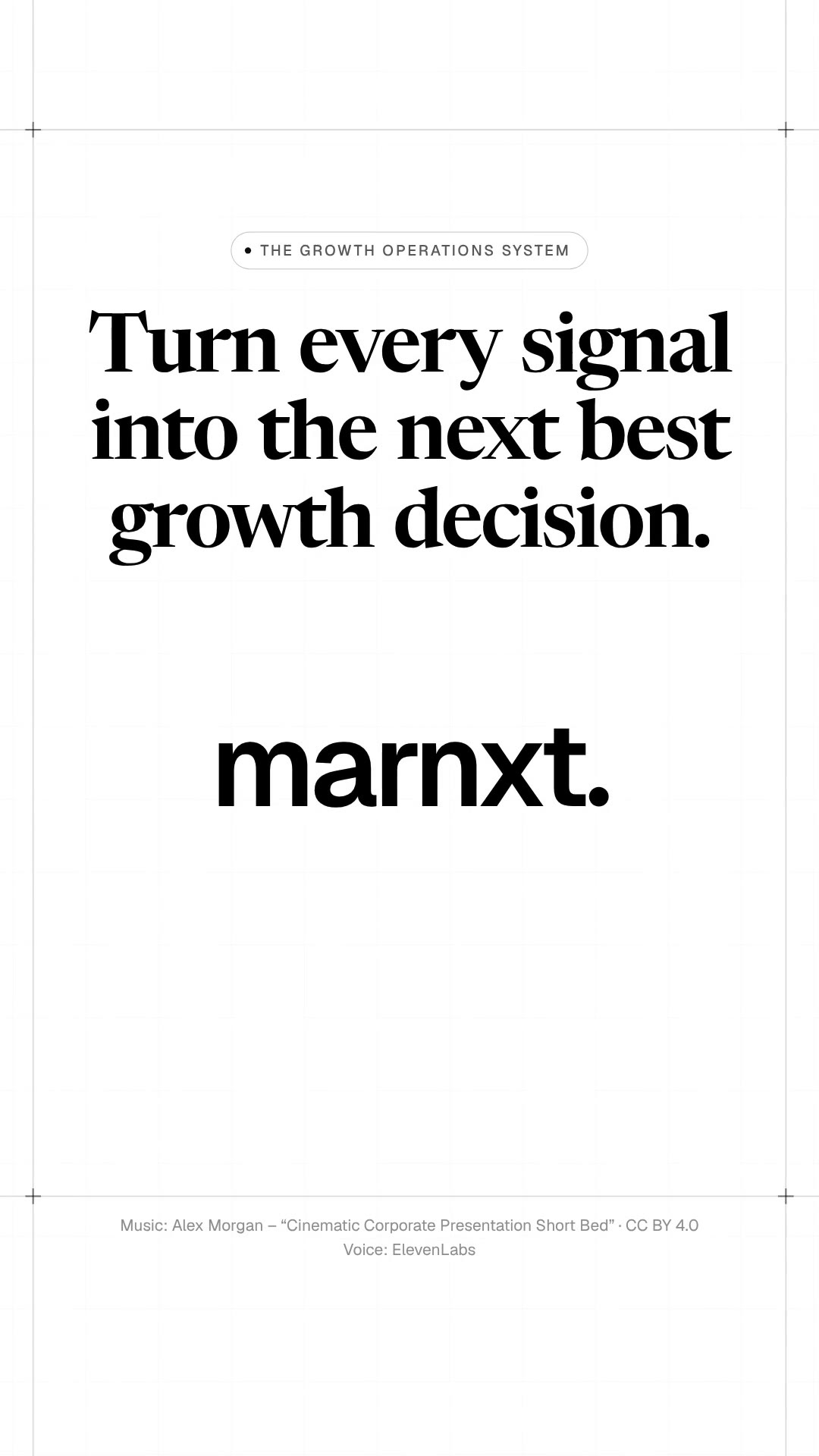 marnxt in 27 seconds: 897 applications, 29 % integrated, 53 % of marketing decisions influenced by analytics – turn every signal into the next best growth decision.